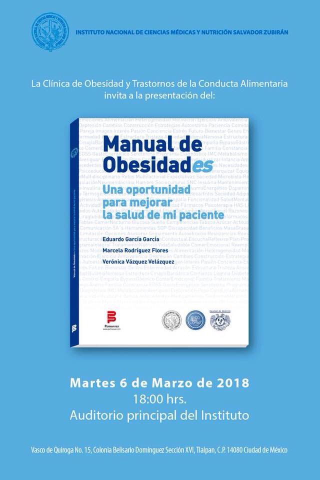 amenacnutri's tweet photo. Manual de Obesidades 

El concepto de las Obesidades, hace referencia a la necesidad de plantear propuestas de tratamiento ad hoc a cada caso particular. @incmnszmx https://t.co/NWm91v1soH