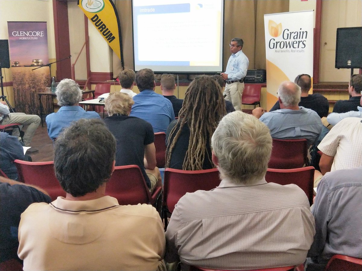 Sebastian Recabarren <a href="/Imtrade/">Imtrade CropScience</a> seeking grower support for replicated chemical trials <a href="/durumgrowers/">SADGA</a> 2018 Forum #Durum