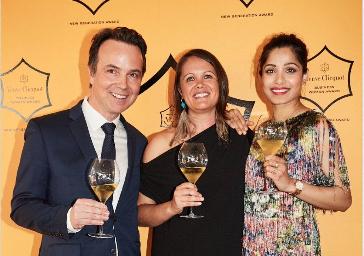 WomensAgenda's tweet photo. Congratulations @jade_mikaela latest recipient of the @VeuveClicquot #ClicquotNGA your incredible and inspiring business continues to create real change. https://t.co/ScJncpFG8k https://t.co/CO8CU3oJ9w