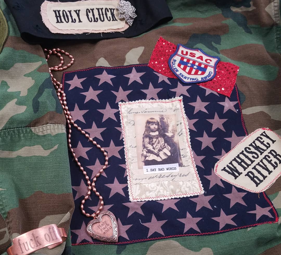 WhiskeyRiverDGC's tweet photo. This may surprise you.. but... I Say Bad Words!
Vintage Army jacket, Medium $100. Thermal $39. Necklace $42. Cuff $36. HOLY CLUCK Whiskey Rag with vintage pin $30. 
#wrdgc #texas #badwords #cuss #country #Whiskey #texas #nashville https://t.co/uRs0FqnmRc