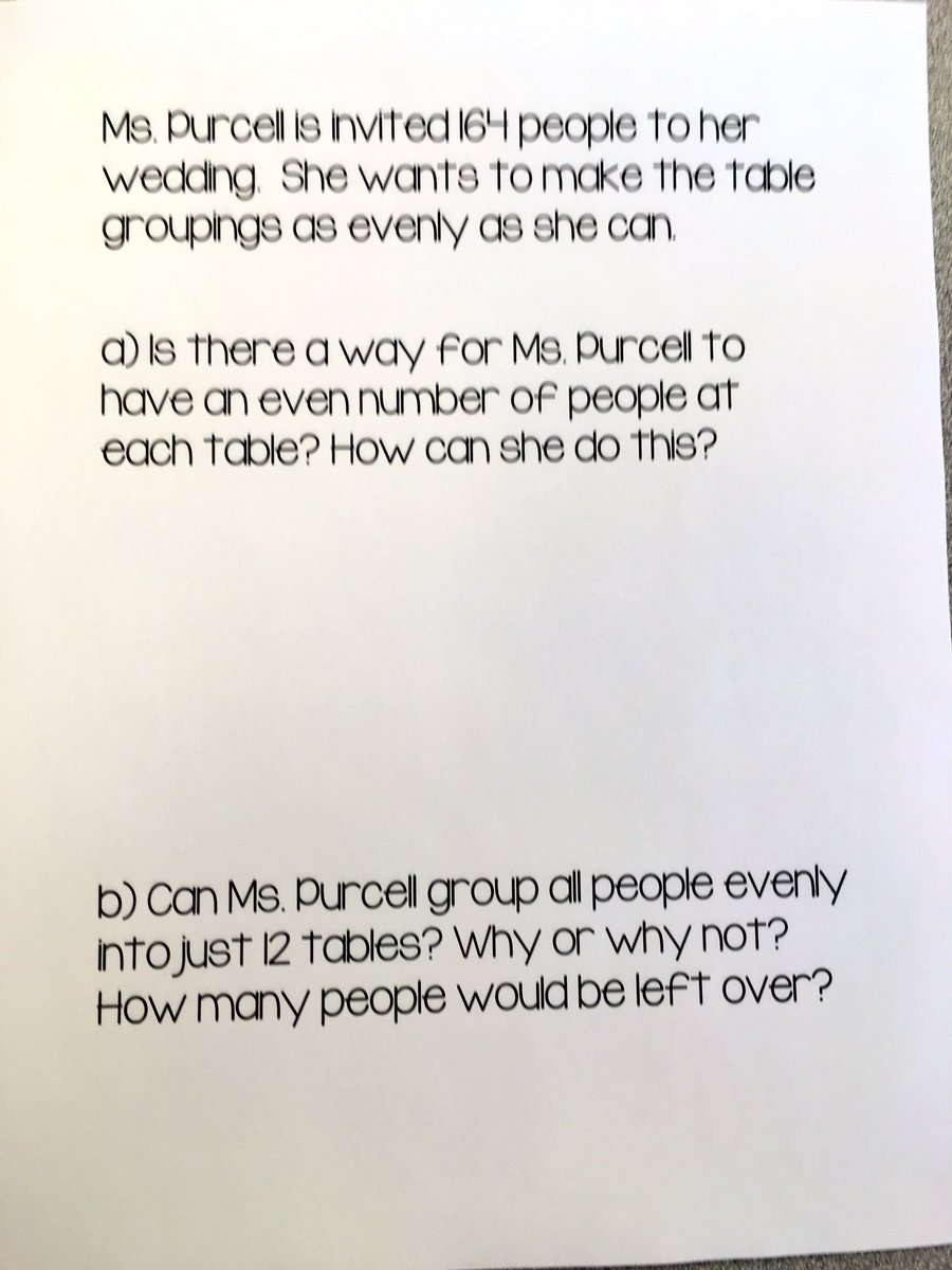 MissCPurcell's tweet photo. I get by with a little help from my friends..... 😉 #teachingdivision #realworldapplication @alcdsb_lady https://t.co/PsD7WTXjBL