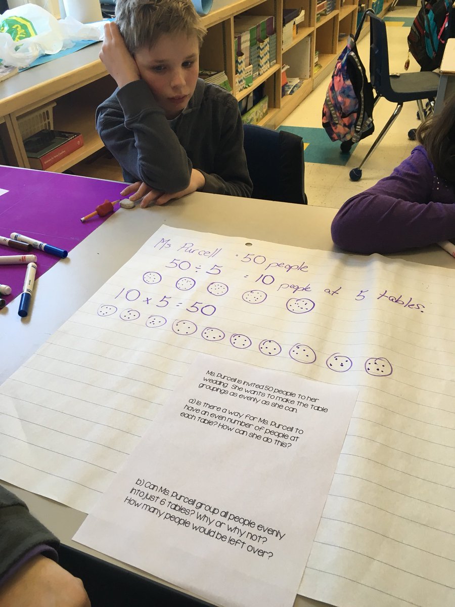 MissCPurcell's tweet photo. I get by with a little help from my friends..... 😉 #teachingdivision #realworldapplication @alcdsb_lady https://t.co/PsD7WTXjBL