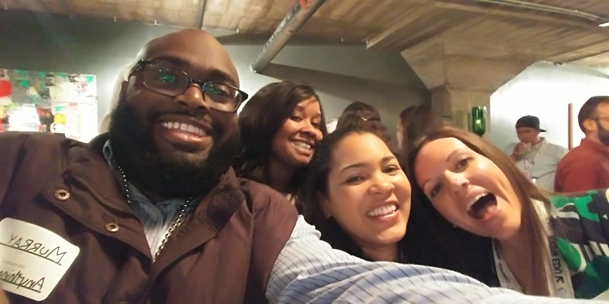 MilesSandler's tweet photo. At the @RWScholars happy hour #edtvlive with the KC crew. So powerful to hold up an amazing org working in 10 schools in #KansasCity. @KauffmanFDN https://t.co/mpCeW8sZDl