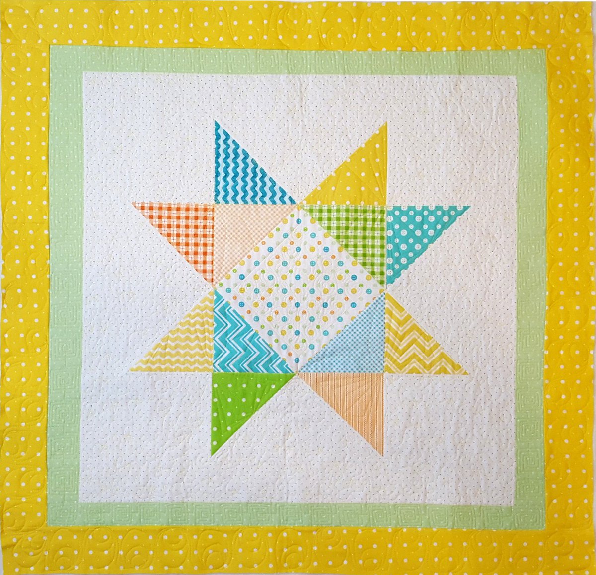 RobinQuiltsNY's tweet photo. Finished! I love how the #glidethread from @habanddash shines even on the flannel #quilting https://t.co/gWY3o62pTA