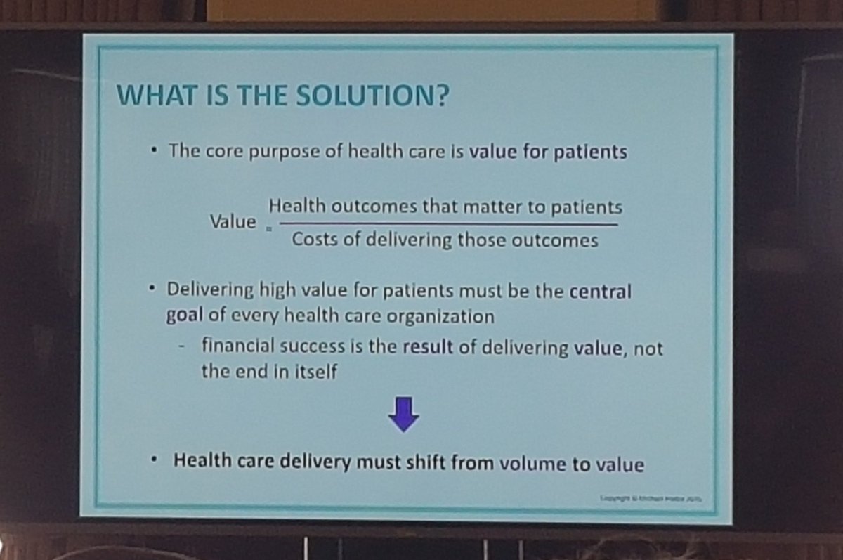 DeebleInstitute's tweet photo. #AHHABlueprint @christobelcom @uwanews Prof Saunders talks about the importance of delivering high value to patients. #deeble advisory board member. @AusHealthcare https://t.co/7J2K6EHo90