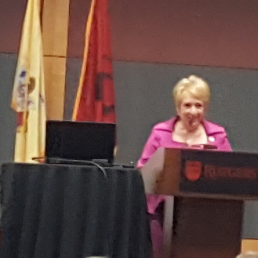PL_EdAssoc's tweet photo. Members of the PLEA and Pompton Lakes administrators had the pleasure of hearing Governor @PhilMurphyNJ, NJEA President @MarieBlistan, and NEA Vice President @BeckyPringle, address the crowd at the NJ Public School Labor Management Collaborative Conference at Rutgers University! https://t.co/FvHYMnIag1