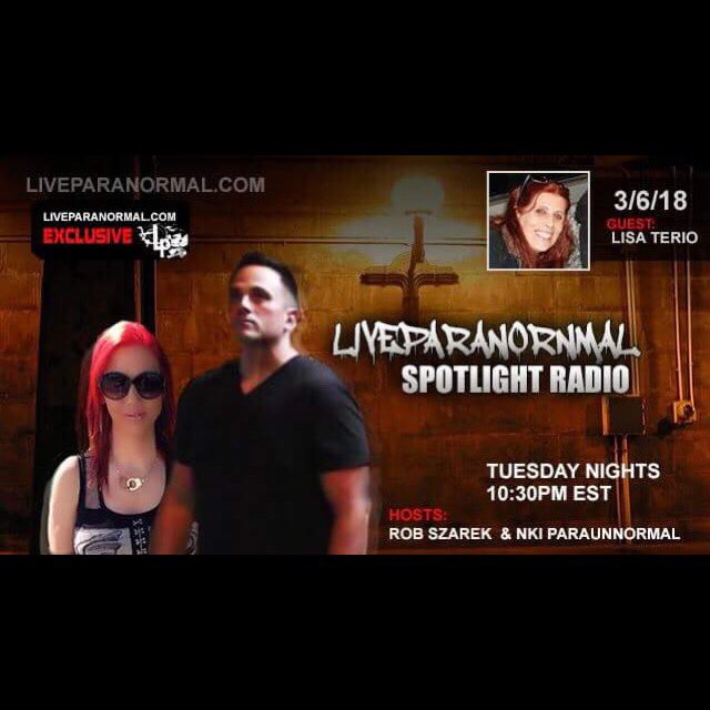 LpSpotlight's tweet photo. Tonight on @LpSpotlight Radio @ 10:30pm EST- hosted by Rob Szarek &amp; @NikiParanormal -Guest @PUPS_LISA - - Paranormal Investigator and @liveparanormal Show Host- join us in the LIVE ~ INTERACTIVE Chat Room &amp; be part of the show by clicking here- https://t.co/BuFYzHXprW https://t.co/8qehtJ5c5p