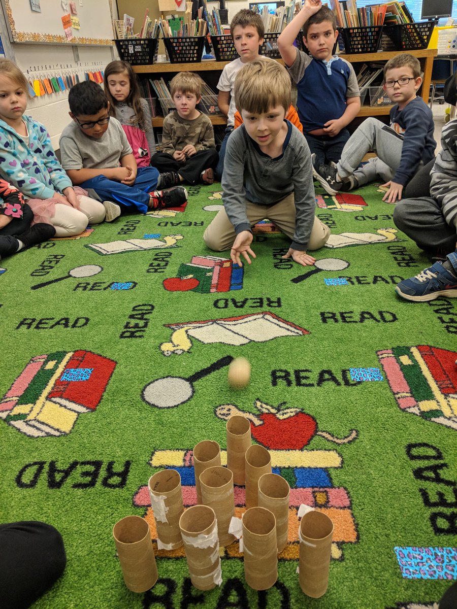 QueenShipley0's tweet photo. My friends enjoyed subtraction bowling! It was a fun way to bring our learning to life #iteachK @SCESWildcats @WCDE_TN https://t.co/b4uVR54mO7