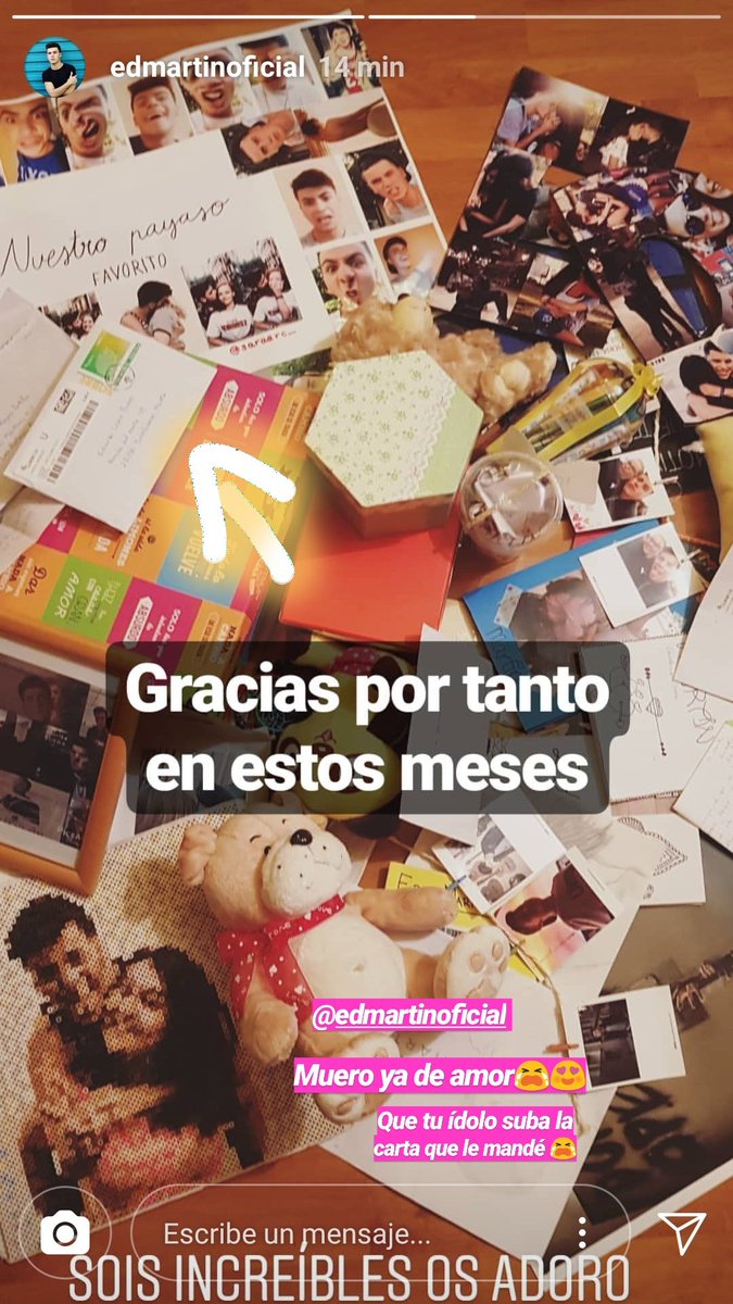 edmyidol_'s tweet photo. Que tu ídolo te suba a Instagram la carta que le hice con tanto amor😍😍😍 no tengo palabras
@EdMartinOficial https://t.co/TFdhZr6fay
