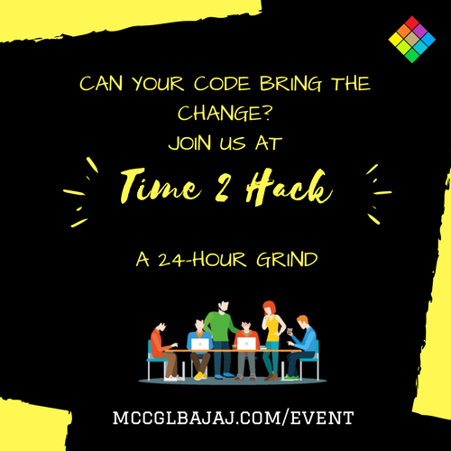 TimeTwoHack's tweet photo. This amazing hackathon invitation card is for students!
#Hackathon #Time2Hack #Tech #Fiesta #Fest #College #Students #GLBajaj #GreaterNoida #Delhi #NCR #AI #ML #AR #VR #Code #Coders #Hack #Hackers #Problems #entrepreneurs #startups #MakeInIndia #Google #Microsoft #Amazon #iot https://t.co/ZsAKfC2nRn