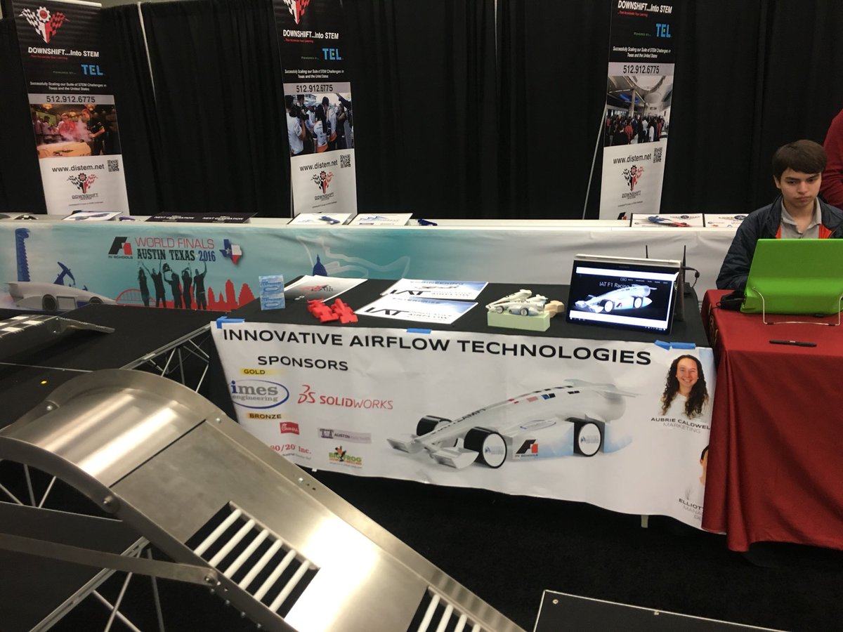 IATteamF1's tweet photo. SXSW edu! Showing off our teams to our community. Also, we got to meet cool start ups as well as Betsy DeVos (secretary of education) #SXSWEDU https://t.co/wpRTmR7Ouv