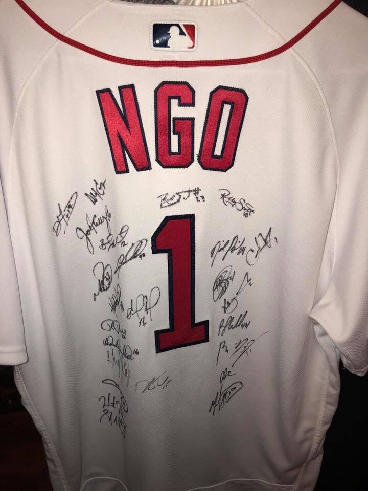kayleeengo's tweet photo. today we received an incredible gift from the @RedSox honoring my little brother. my heart is so full. thank you @mark_cotinola , The Swihart family, and the rest of the Red Sox team. this would have been a dream come true for him. Austin, how i wish you were here to see this. https://t.co/SGPTGN4LIJ