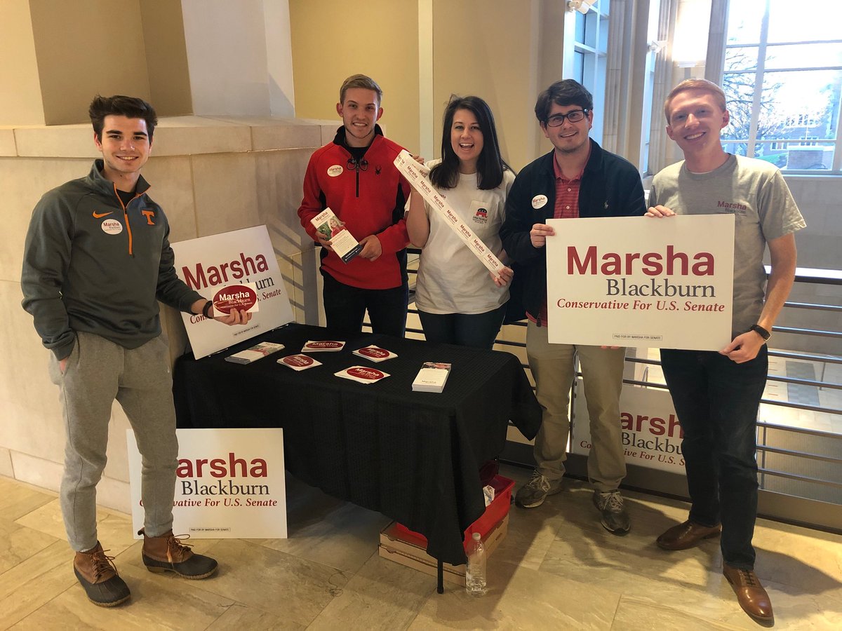 VoteMarsha's tweet image. East TN crew recruiting members to Marsha’s Conservative Cavalry @UTKnoxville this evening! #TeamMarsha #TennesseeFirst