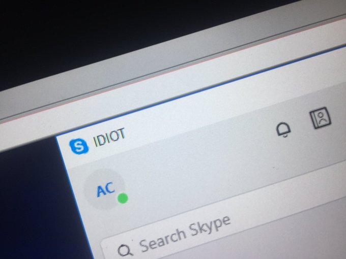 Even Skype thinks you are an Idiot!
#hacking #blackmail #findom #teamviewer https://t.co/1rzgIfi82H