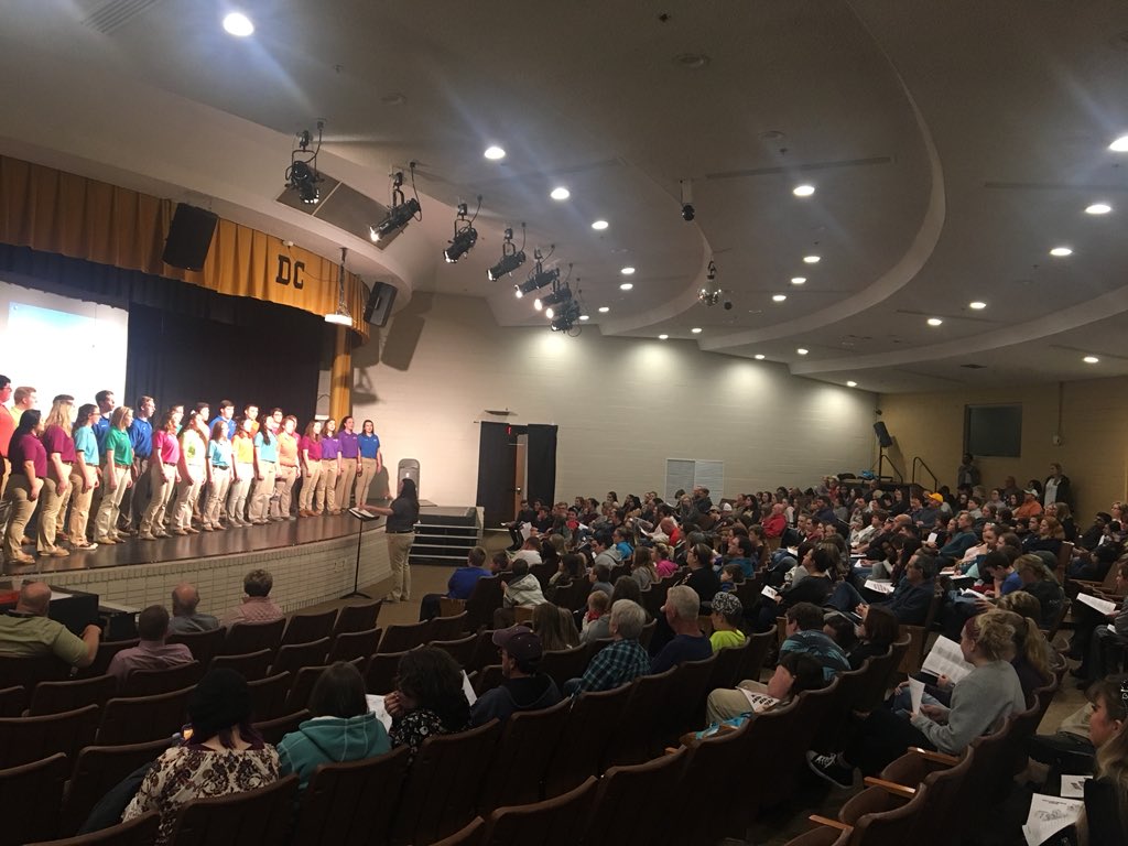 Let’s get High School Readiness started! Thanks Dance Team &amp; Madrigals for kicking us off! <a href="/CrockettMedia/">Crockett Media</a> <a href="/PeggyDWright1/">Peggy D. Wright</a>