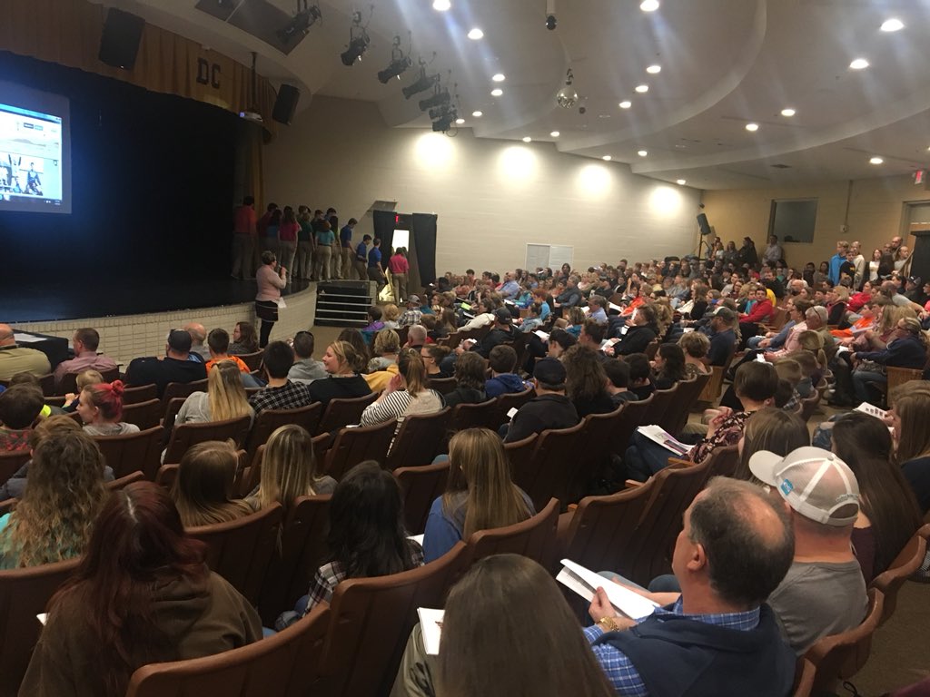 Ready for our session with South Central, Grandview and Westview for High School Readiness Night! <a href="/PeggyDWright1/">Peggy D. Wright</a> <a href="/CrockettMedia/">Crockett Media</a>