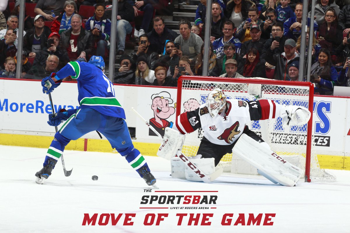 thesportsbar_ra's tweet photo. *CONTEST ALERT* Every home game we move two lucky fans from bar to bowl. Enter by making a reservation with us on Open Table and use promo code "Move of the Game" in the 'Special Request' box. Winner selected just before puck-drop. Good luck! #CanucksvsCoyotes #MoveOfTheGame https://t.co/EpyYEmS5ZL