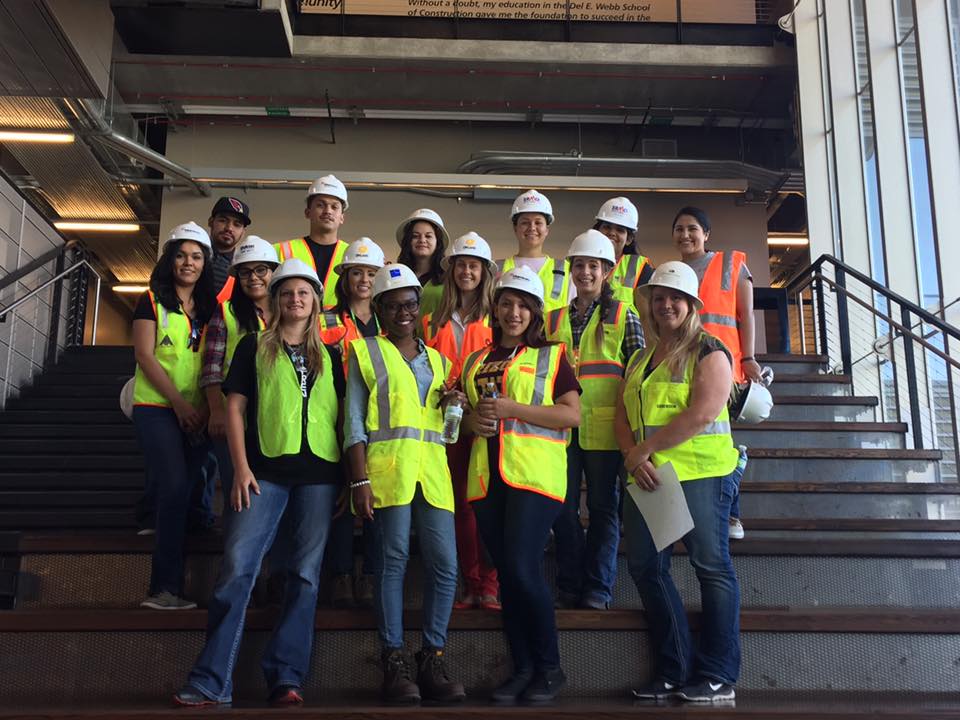 OklandConst's tweet photo. It's #WomenInConstruction Week! We want to give a shout out to the #women making important contributions to the #construction industry. We love hosting job site tours for #AdvancingWomenInConstruction & #ACEMentors at various @ASU project sites. #WICWeek2018 https://t.co/8MRDmKqpkF