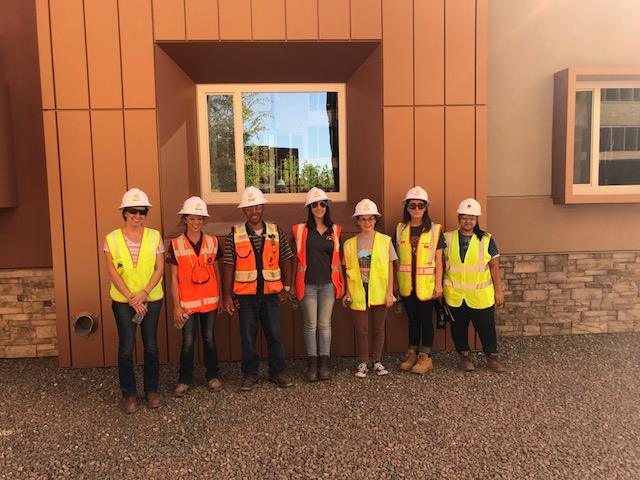 OklandConst's tweet photo. It's #WomenInConstruction Week! We want to give a shout out to the #women making important contributions to the #construction industry. We love hosting job site tours for #AdvancingWomenInConstruction & #ACEMentors at various @ASU project sites. #WICWeek2018 https://t.co/8MRDmKqpkF