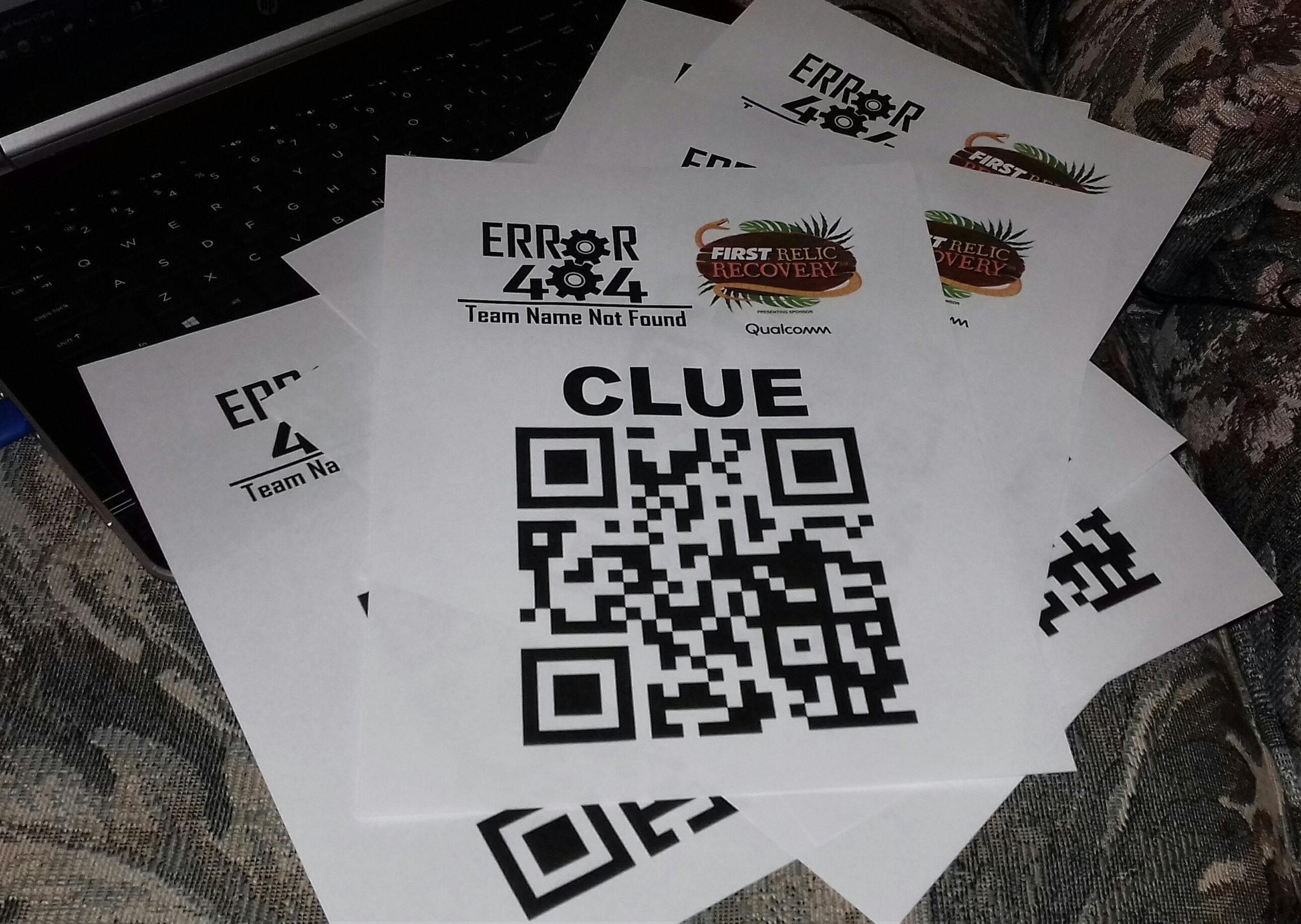 Error 404 Robotics We Are Prepping A Fun Little Scavenger Hunt For The Teams At Ftc Ssr Once In Georgia Scan The Qr Codes To Get Youtube Video Clues Omgrobots Error 404 Robotics We Are Prepping A Fun Little Scavenger Hunt For The Teams At Ftc Ssr Once In Georgia Scan The Qr Codes To Get Youtube Video Clues Omgrobots