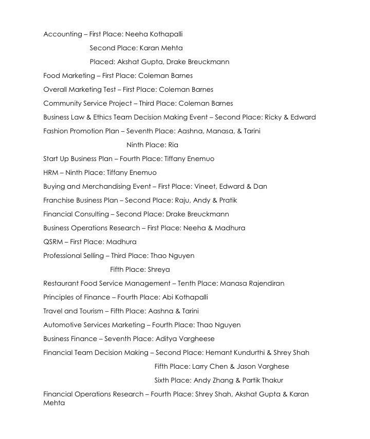 Congratulations to all the <a href="/bvwdeca/">BVW DECA</a> students who won awards at the State Competition. #bvwpride