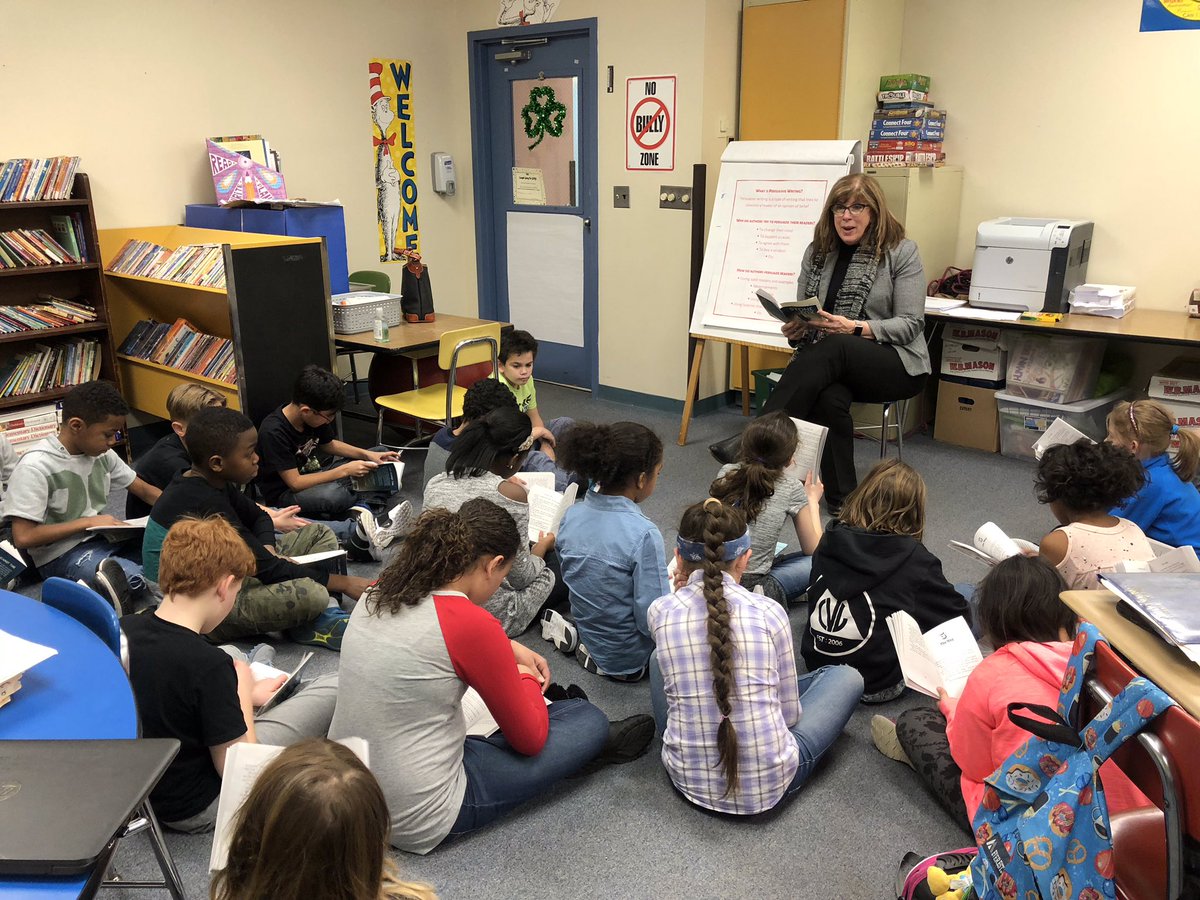 Thanks to our Superintendent, Patti DiCenso, for being our guest reader to our 4th graders during Reading Week!  One school, one book!  Stone Fox! <a href="/PawtucketSup/">Patti DiCenso</a> <a href="/PawtucketPL/">Pawtucket Library</a> <a href="/TheValleyBreeze/">The Valley Breeze</a>