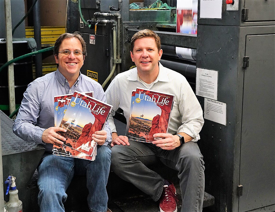 neb_amundson's tweet photo. Like a couple of proud papas, we introduce you to... the front cover of Utah Life issue No. 1. The only way we could be happier is if you became a charter subscriber today.

#utahlife #utahmagazine #chartersubscriber #premiereissue ViewFinderMedia https://t.co/n6ldEgl63r