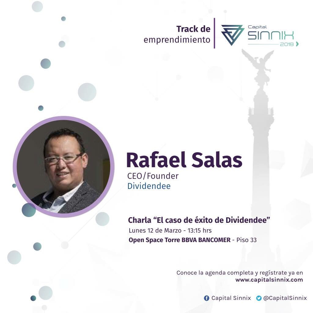 Dividendee's tweet photo. #LaSemanaDeLaInnovaciónSocial. Somos una empresa social que promueve la #inclusiónfinanciera y las inversiones socialmente responsables. Los esperamos en @CapitalSINNIX #CapitalSinnix18

#emprendimientoSocial #InversióndeImpacto #SRI #GreenFinance #Finclusion #Fintech #Blockchain https://t.co/DiCotyV8Gv