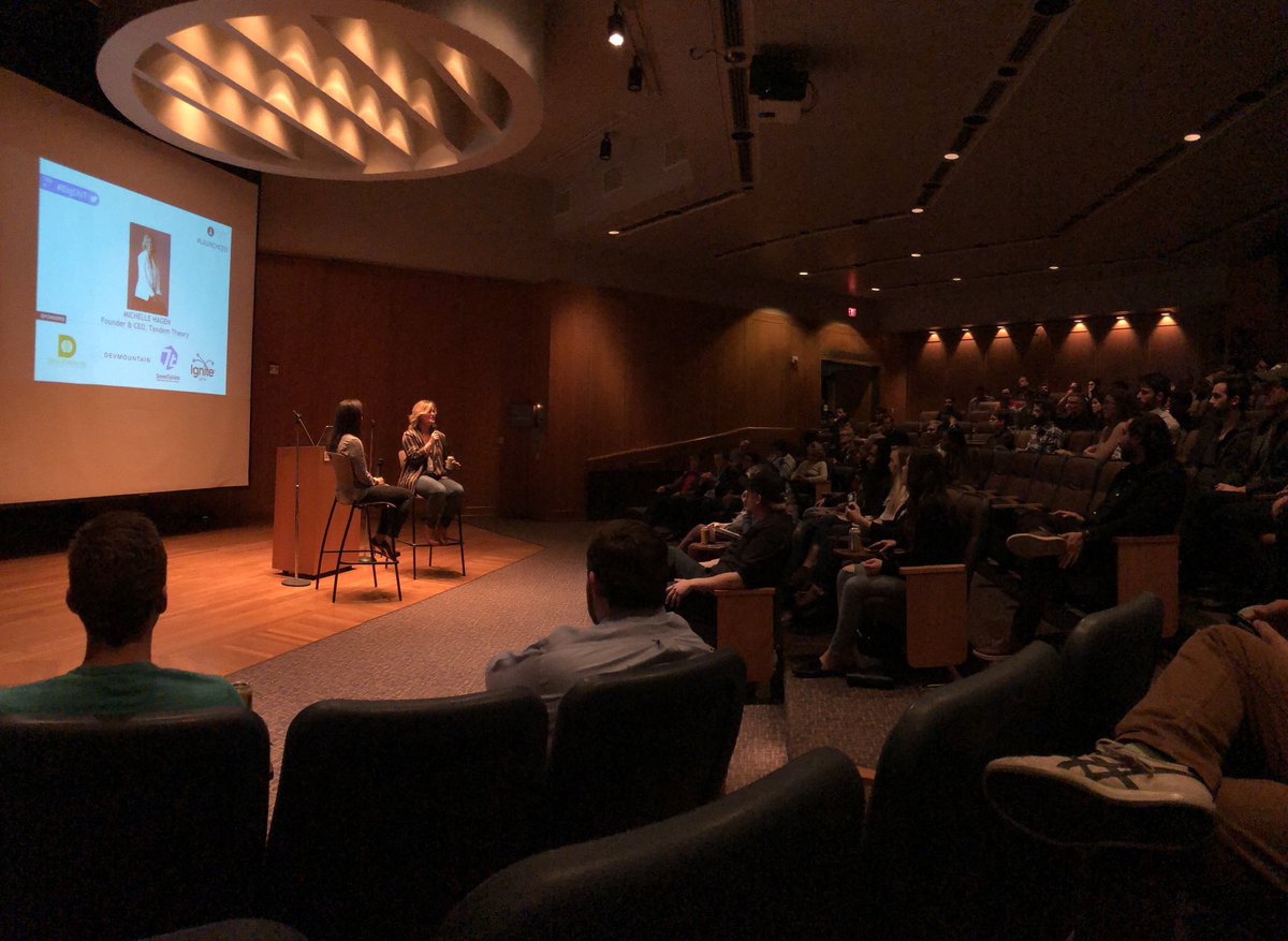 JasminBrand's tweet photo. An amazing night for local tech! @clarisalindy, Chief of Strategy & Partnerships, welcomes tonight’s #LaunchCEO @michelletheory @TandemTheory #womenintech #BigDNT https://t.co/hJqloiiJev