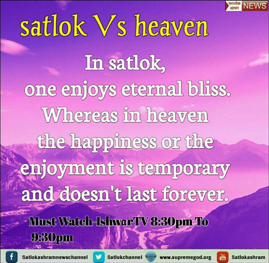 NidhiDasi's tweet image. #FallOfLenin
#Satlok_VS_Heaven
Swrglok kaal k lok h or stlok purn prmatma k lok h jha kisi vstu k koi abhv nhi h pr kal k swrglok m jne k bad hm phir is 84 lakh yoniyo m chkkr ktte h pr stlok m hmra purn moksh h dekhe sadhna TV pr 7.30 s 8.30 pm