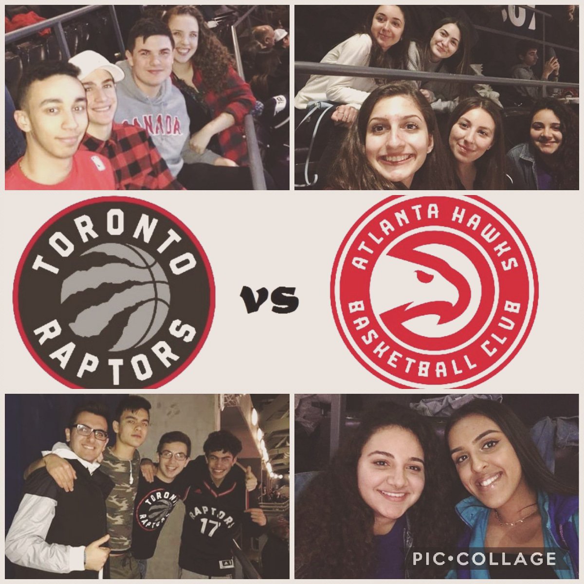STL students having a great time at the Raptors game #stlinthe6ix #intramuralcouncil