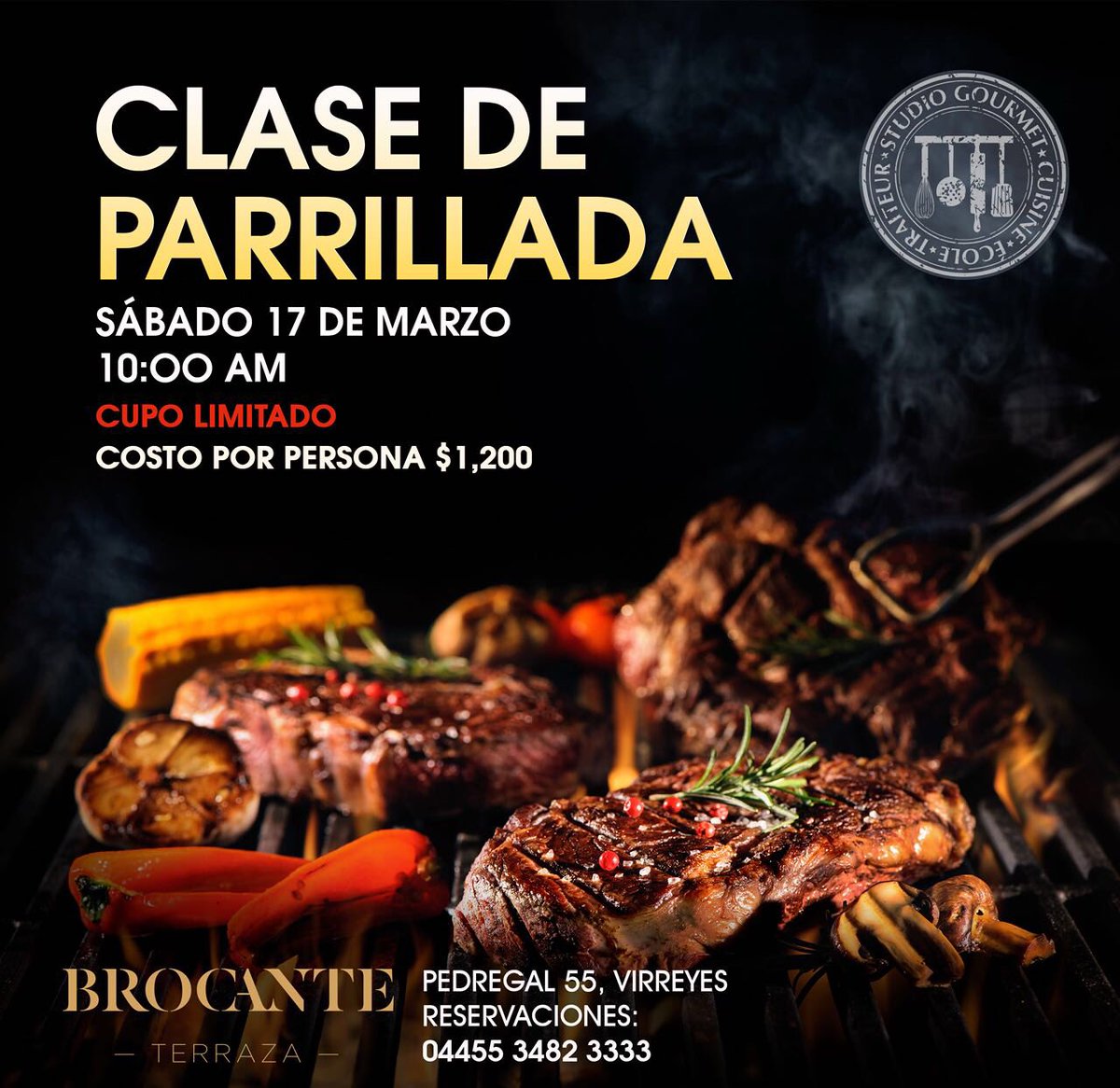 Chinarendon's tweet photo. @studio_gourmet inscríbete quedan pocos lugares! https://t.co/K7VdMgAK2Q