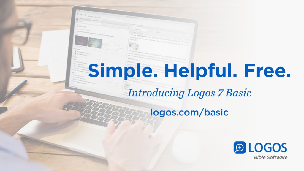 After selling <a href="/Logos/">Logos Bible Study App</a> Bible Software for 25+ years, we now give away an amazingly good FREE version. Spread the Word! logos.com/basic
