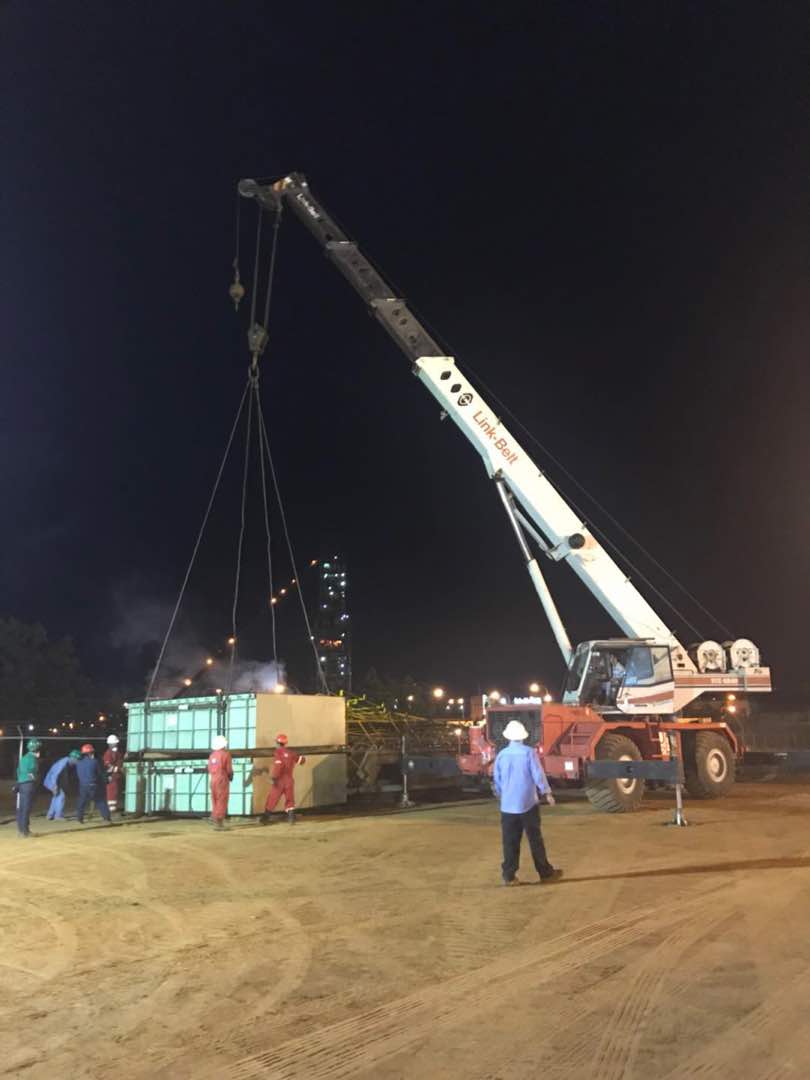 MccPlantaPellas's tweet photo. |Avance #06Marzo| Se continúa la descarga del Buque Da TAI y traslado de los equipos primordiales del proyecto de obra de la #2LPP hacia el sitio de construcción #SeguimosAvanzando con @FerromineraCSV #Vepica https://t.co/BW9tpONWVM