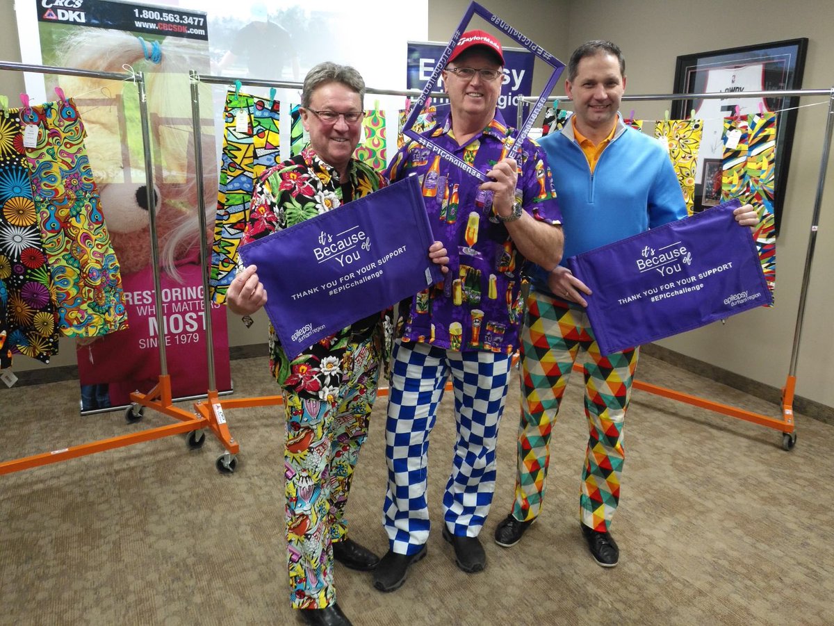 Had an EPIC night at our Epic Golf Challenge lead up event - the Pants Party pants draft! Thanks to our participants for coming out and supporting our #EPICchallenge | Special thanks to @CrcsDki for hosting! More photos: bit.ly/2D3rBYJ