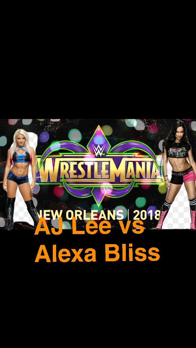 Billierooters1's tweet photo. @TheAJMendez and @AlexaBliss_WWE this is my dream match https://t.co/bS7S1g0zgA