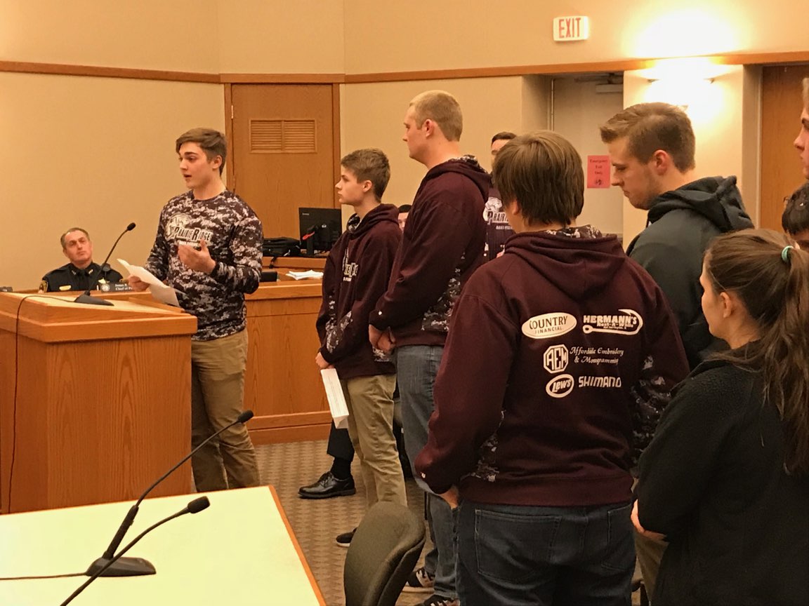 JPbirdman's tweet photo. #PRBFT members proving that #democracyisaverb and that #CivicsIsBack by addressing @crystallakeil who graciously voted to support our efforts to help grow youth fishing. #PRExperience #D155Inspire https://t.co/991r9hs93N