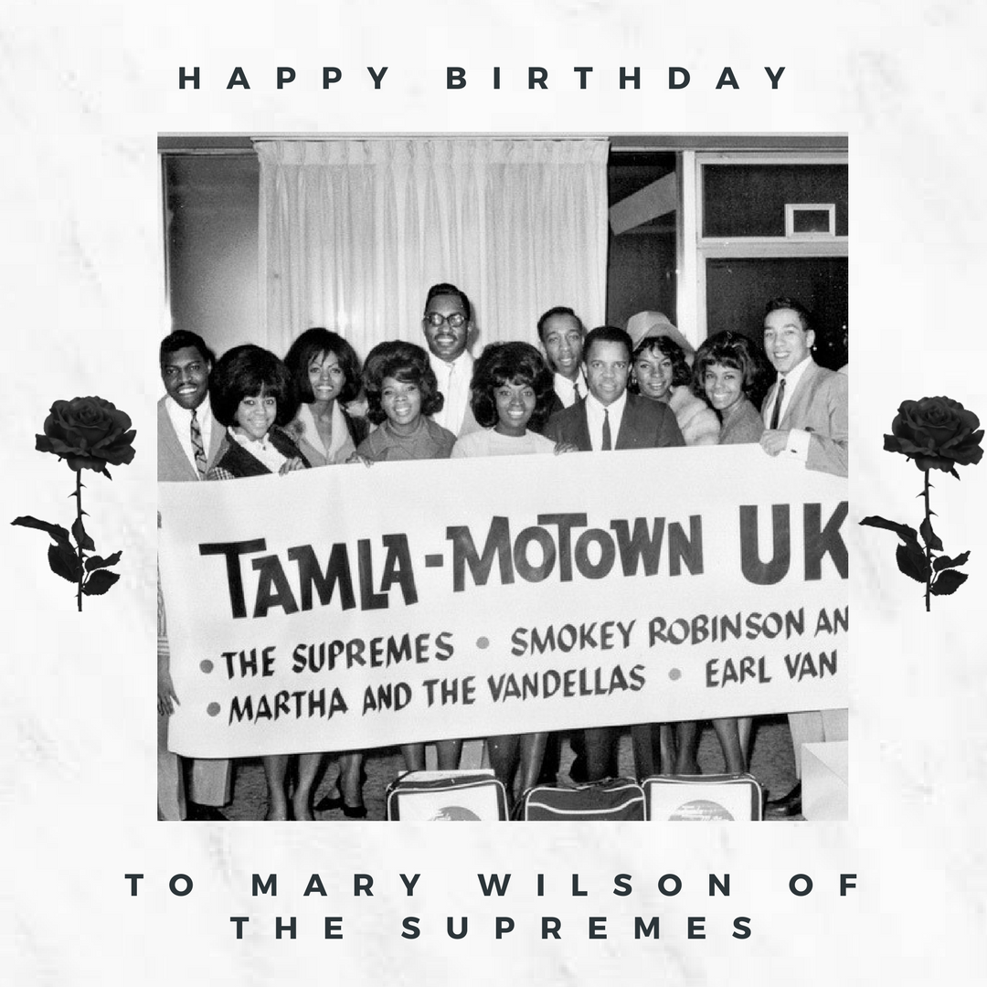 therealmiracles's tweet photo. Wishing a very Happy Birthday to The Supremes singer and my dear friend, Mary Wilson 🎂🎉❤️ https://t.co/rIFkT5CbZS