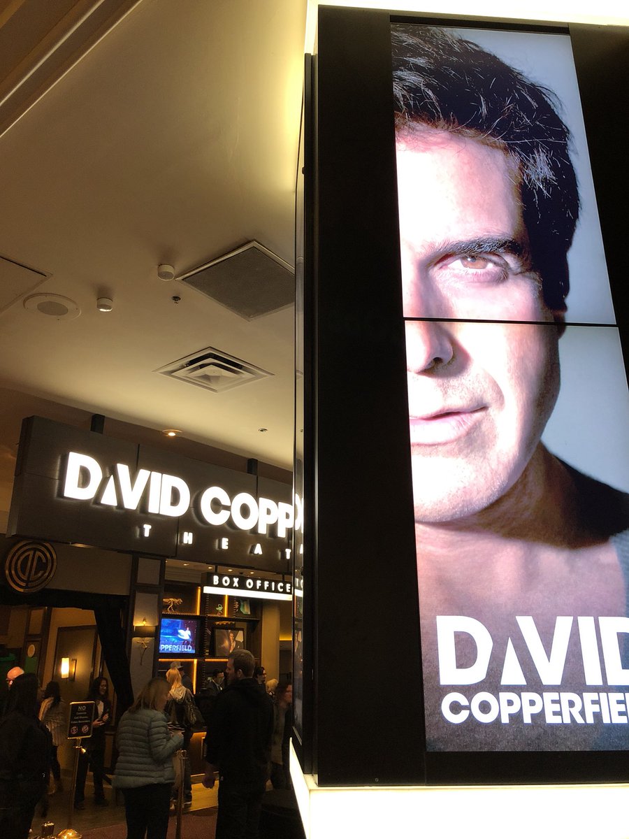 We are about to see the greatest illusionist of all time @D_Copperfield Thanks <a href="/ChrisKenner/">Chris Kenner</a>