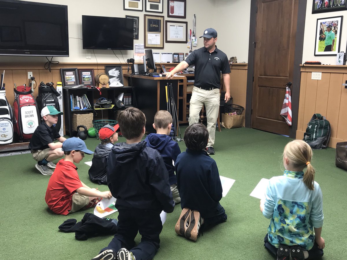 Cuscowilla's tweet photo. It’s a good thing we have a great #TeachingCenter so we were able to still conduct our #juniorgolf Golf Program today! We had a great group show up for their Performance tests! Which hat did your junior get?
Wee Ones (ages 3-5) starts tmr #cuscowilla #lakeoconee #johntillery https://t.co/feRFL7bixl
