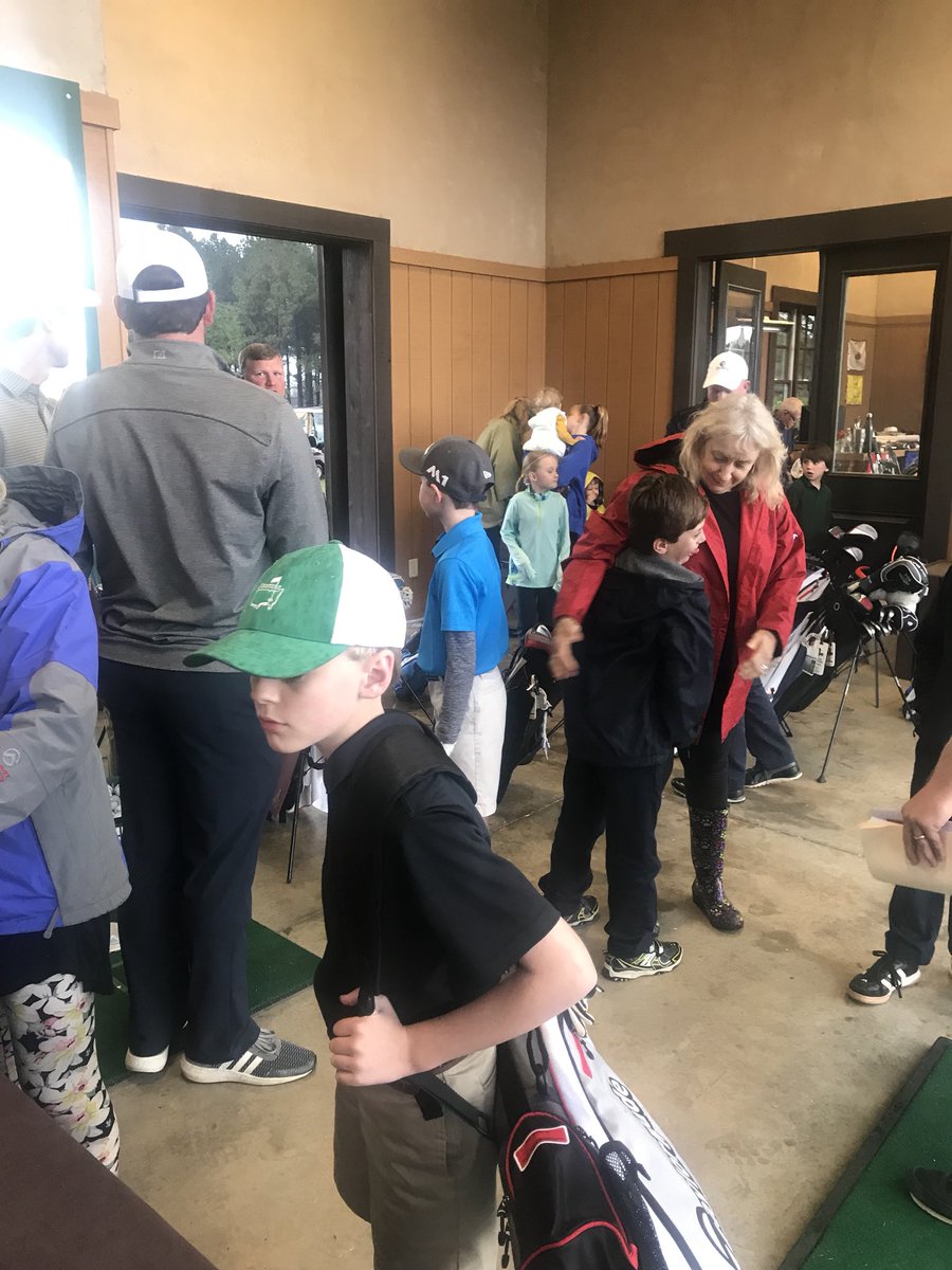 Cuscowilla's tweet photo. It’s a good thing we have a great #TeachingCenter so we were able to still conduct our #juniorgolf Golf Program today! We had a great group show up for their Performance tests! Which hat did your junior get?
Wee Ones (ages 3-5) starts tmr #cuscowilla #lakeoconee #johntillery https://t.co/feRFL7bixl