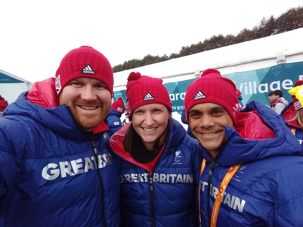 PhilSmith_BPA's tweet photo. Brilliant @pyeongchang2018 Village Welcome Ceremony. Fantastic to get the whole @ParalympicsGB team together to celebrate. 2 days to go #BeFearless https://t.co/qU3P6phGPv
