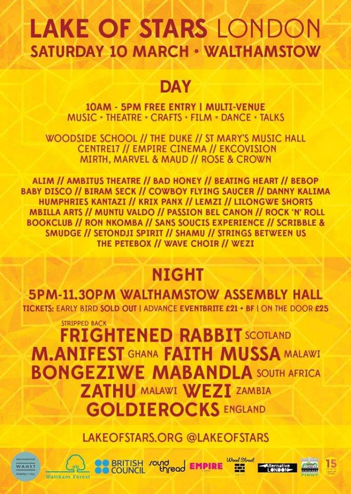 .  <a href="/LakeofStars/">Lake of Stars</a> music &amp; performance festival lands in #Walthamstow next week. There's lots of stuff to keep the kids occupied! Click flyer ↓ or event details → facebook.com/events/2019891…
Incl: <a href="/MirthMarvelE17/">Mirth Marvel & Maud</a> <a href="/BeBop_Baby/">BeBop Baby</a>  <a href="/TheCentrE17/">The CentrE17</a> <a href="/MagicBoxE17/">Magic Box</a> + more #Walthamstow #E17