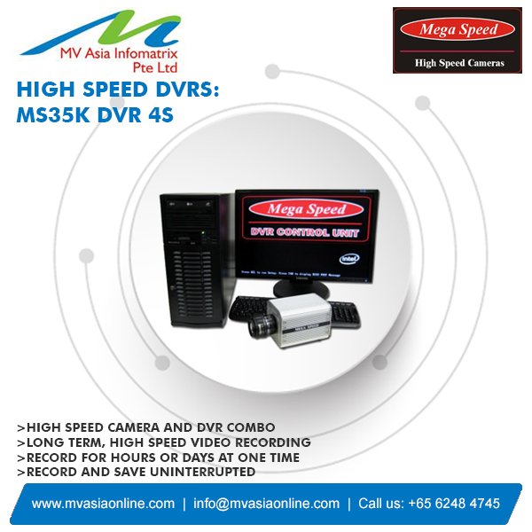 mvasiasingapore's tweet image. #MVAsia
The #MegaSpeed MS35K DVR 4S 
- #HighSpeed #Camera And DVR Combo 
- Long Term, High Speed Video Recording 
- Record For Hours Or Days At One Time 
- Record And Save Uninterrupted 
Know More - goo.gl/Rkfgo6 
Email: info@mvasiaonline.com | Call Us: +65 62484745