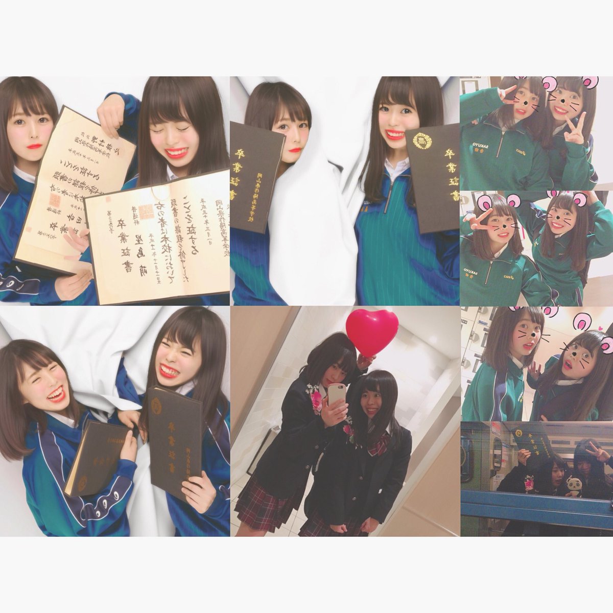 meyou_1545's tweet photo. 0301🌸卒業
.
#作陽高校 
#卒業 
#今更ツイート 
#になっちゃったんで 
#多くは語らず写真だけ https://t.co/mC3zjXsby1