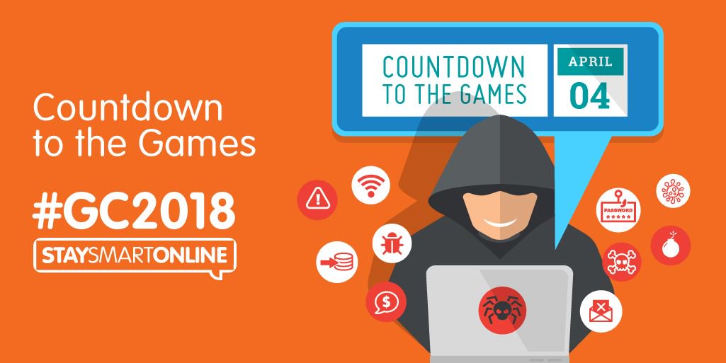 leonfoucheAU's tweet photo. Subscribe to the #StaySmartOnline alert service to stay safe online during @GC2018 https://t.co/EhDlcqLWxY  #GC2018 https://t.co/IfKH1E0r0R