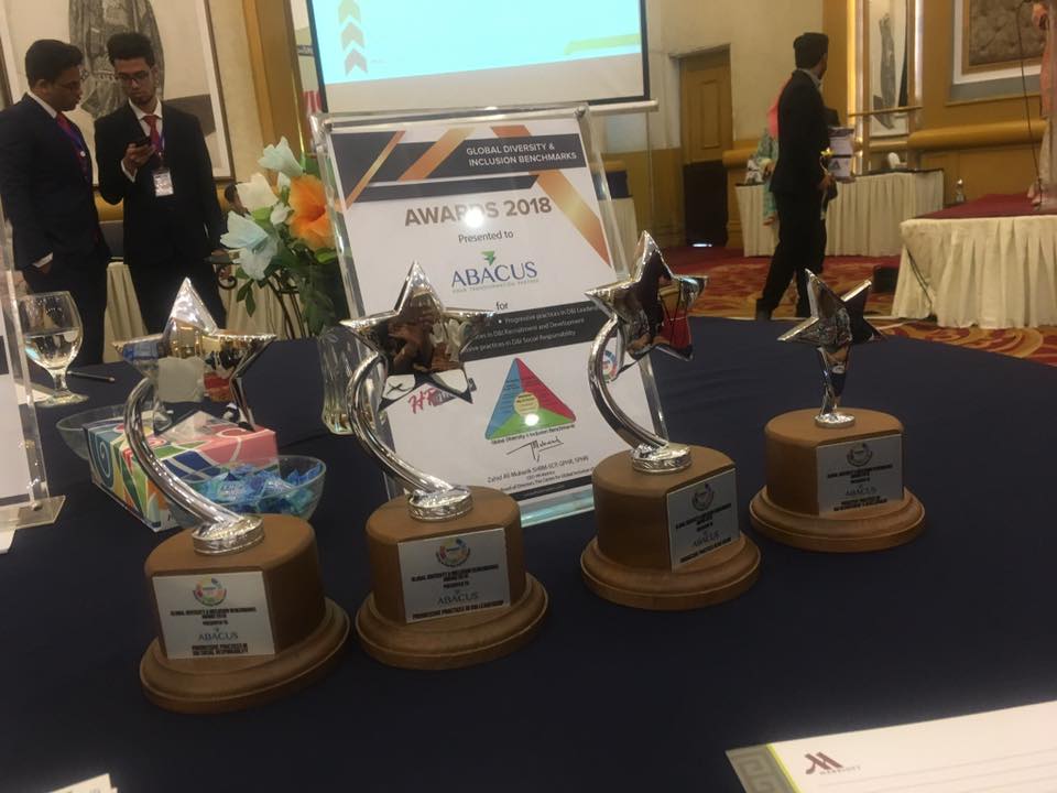 AbacusGlobal's tweet photo. Abacus wins 4 awards for Diversity & Inclusion for vision, leadership, recruitment and social responsibility. It is a reflection of our effective D&I strategy and supporting the best practices in this regard by becoming more diverse globally #Abacus #DiversityHub https://t.co/CwFbnjKCiM