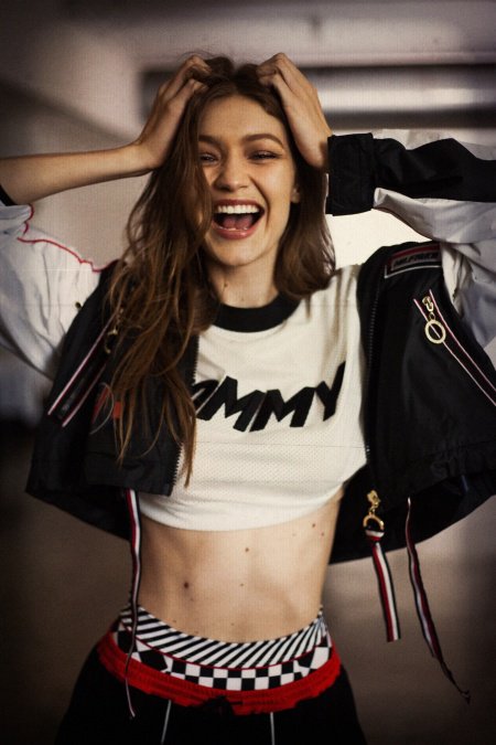 Gigi Hadid for #TOMMYXGIGI SS18.