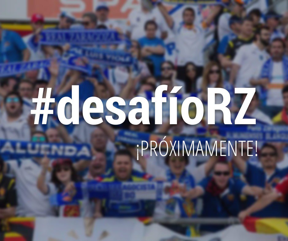 FPRealZaragoza's tweet photo. Se avecina un gran regalo de cumpleaños #DesafíoRZ @MasterDGrupo https://t.co/4eRnh0iEj5