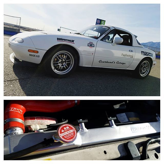 Big thank you to @koyorad and @hpsperformance for supporting us @driftingpretty ladies and also Steve Lepper from Gearhead's Garage for being my coach and sponsor all these years!! Track ready once again #cooling #miata #mazda #miatagang #miatalife #mazd… ift.tt/2FjFGY4